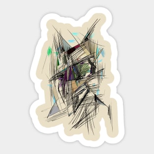 abstract art : The Pilot Sticker